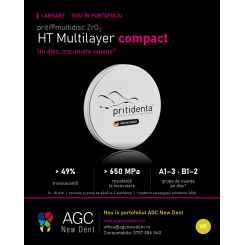 priti®multidisc ZrO2 High Translucent Multilayer compact priti®multidisc ZrO2 High Translucent Multilayer compact