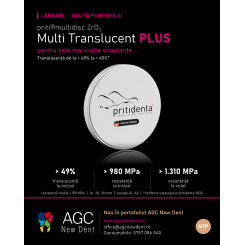 priti®multidisc ZrO2 Multi Translucent PLUS priti®multidisc ZrO2 Multi Translucent PLUS