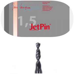 Jet pin 1,5mm alb+bohrer